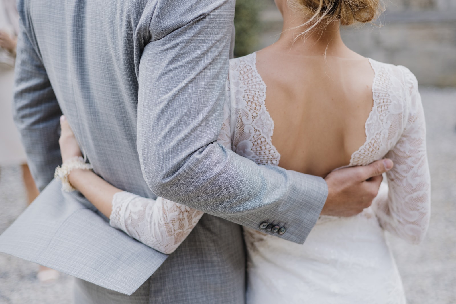 a man and a woman standing next to each other