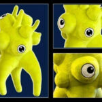 【ミャクミャクの友達誕生】黄緑の体に複数の目「ガラス製の生き物」チェコ出身の「レネ」は友好の架け橋 IMG_8469